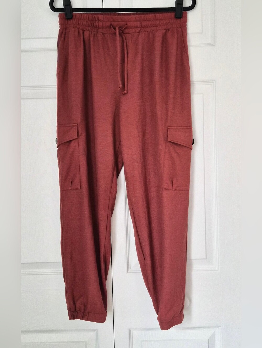 Cargo Jogger Pants XL Rust Orange Coastal Grandma Gorpcore Utilitarian